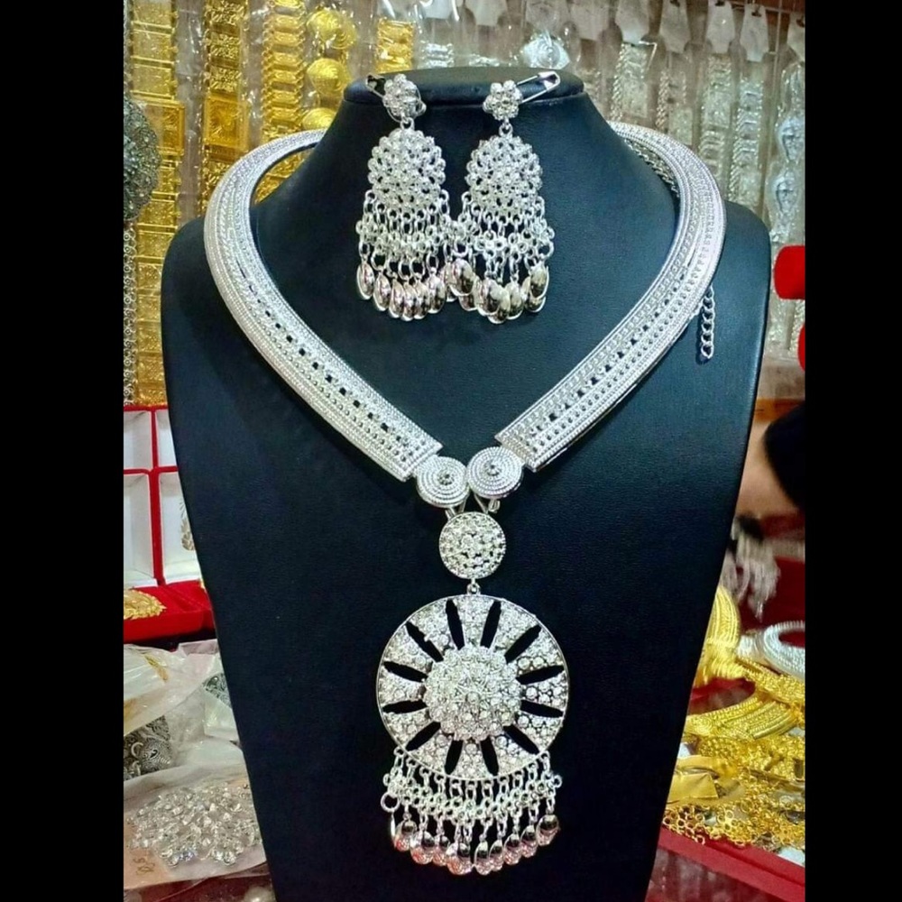 Necklace and earrings